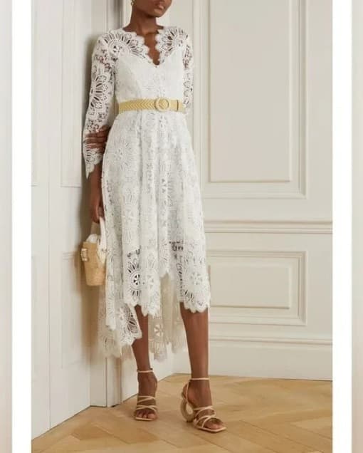 Zimmermann Elegant Lace Maxi Dress - Image 1