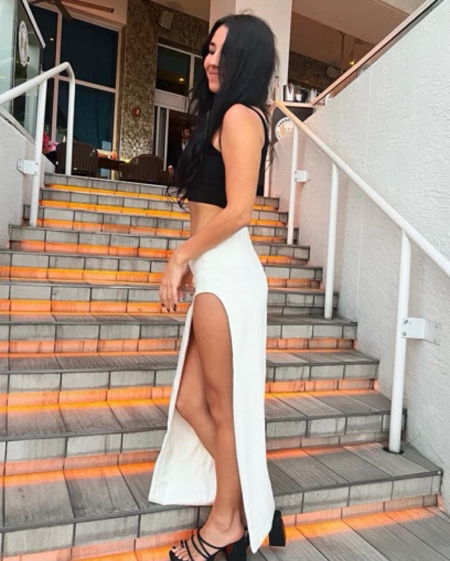 House Of CB White Slit Skirt  - Image 2