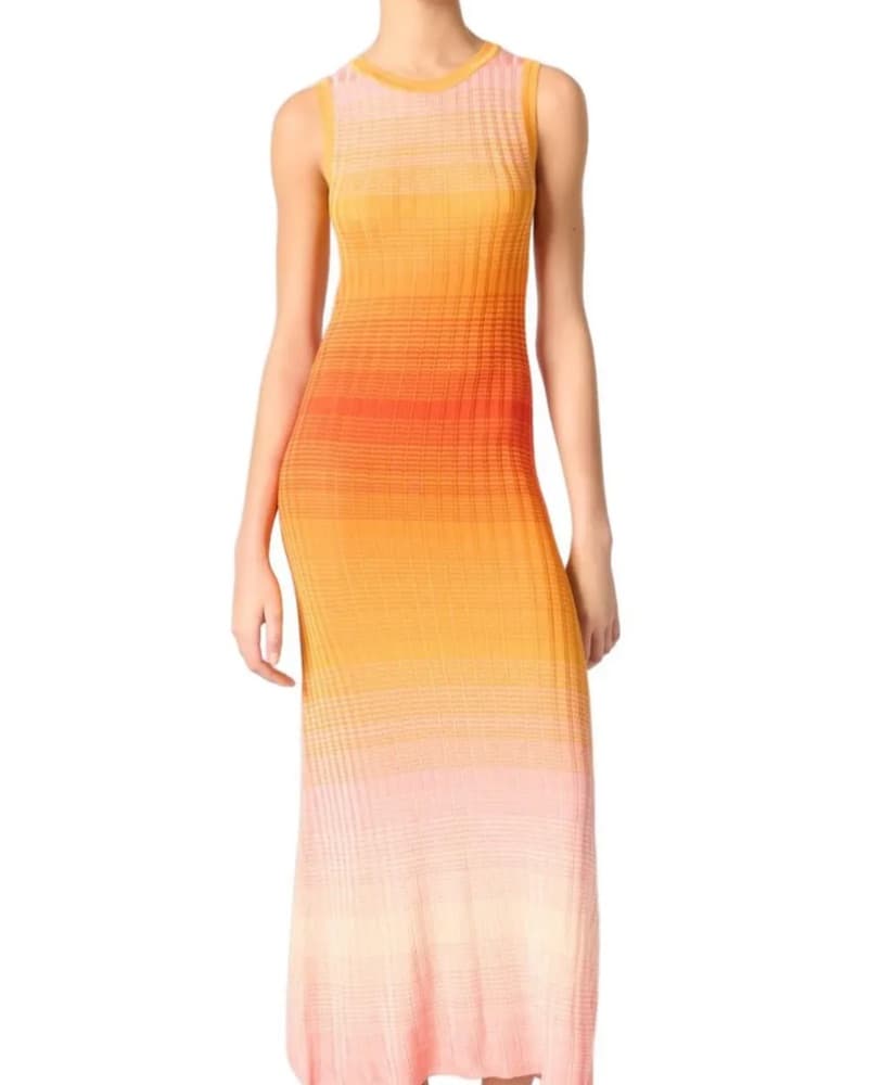 Maje Sunset Knit Maxi Dress - Image 3