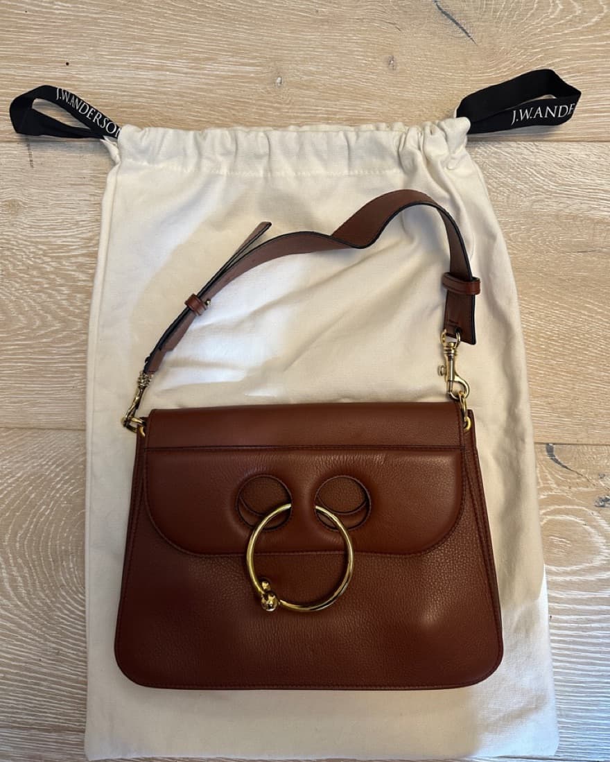 J.W Anderson Brown Leather Bag - Image 1