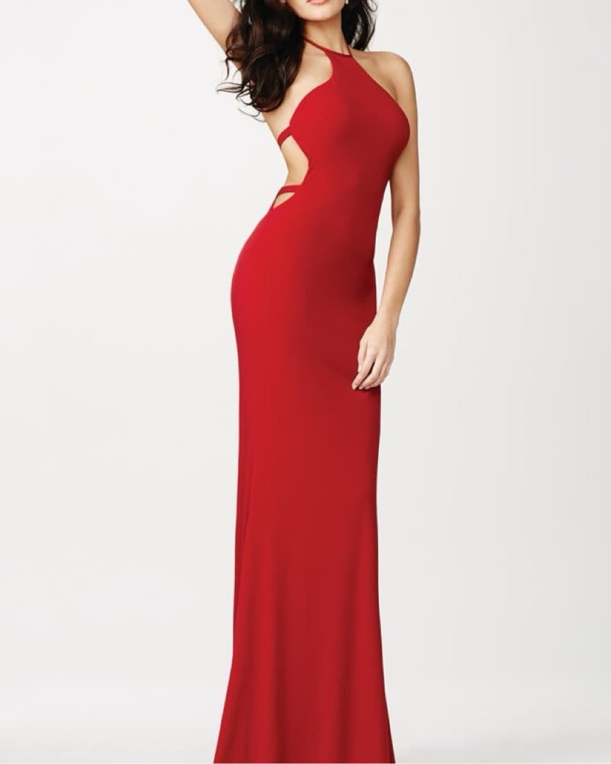 Red Formal Jiovani Dress  - Image 2