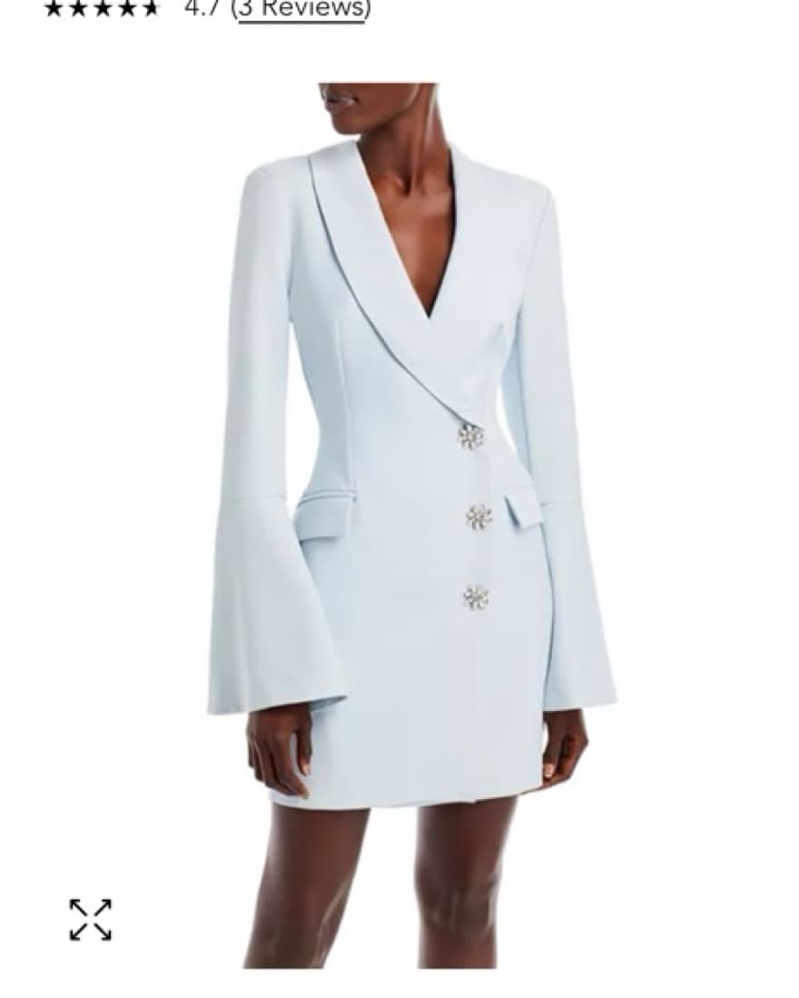 Blazer Dress With Bow In Back  - Image 1