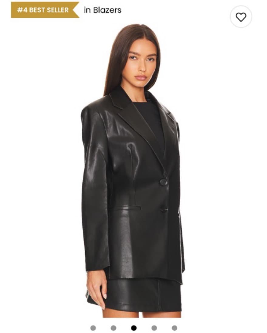 ASTR The Label Vegan Leather Jacket   - Image 2