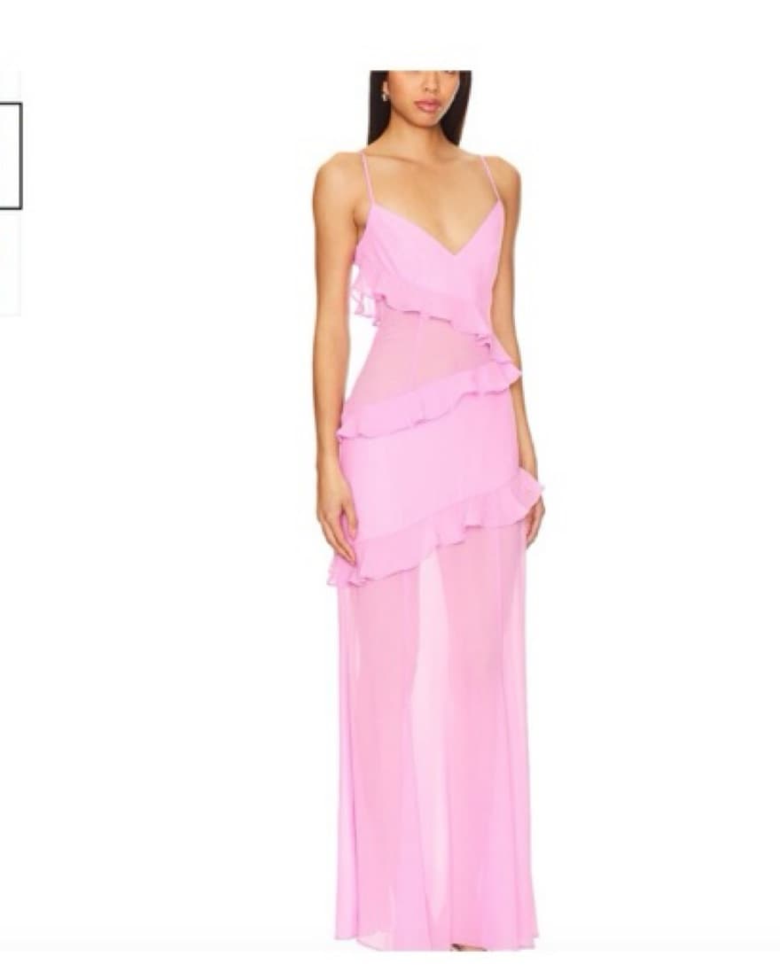 Lovers and Friends Kimbra Gown in Pink M - Image 3