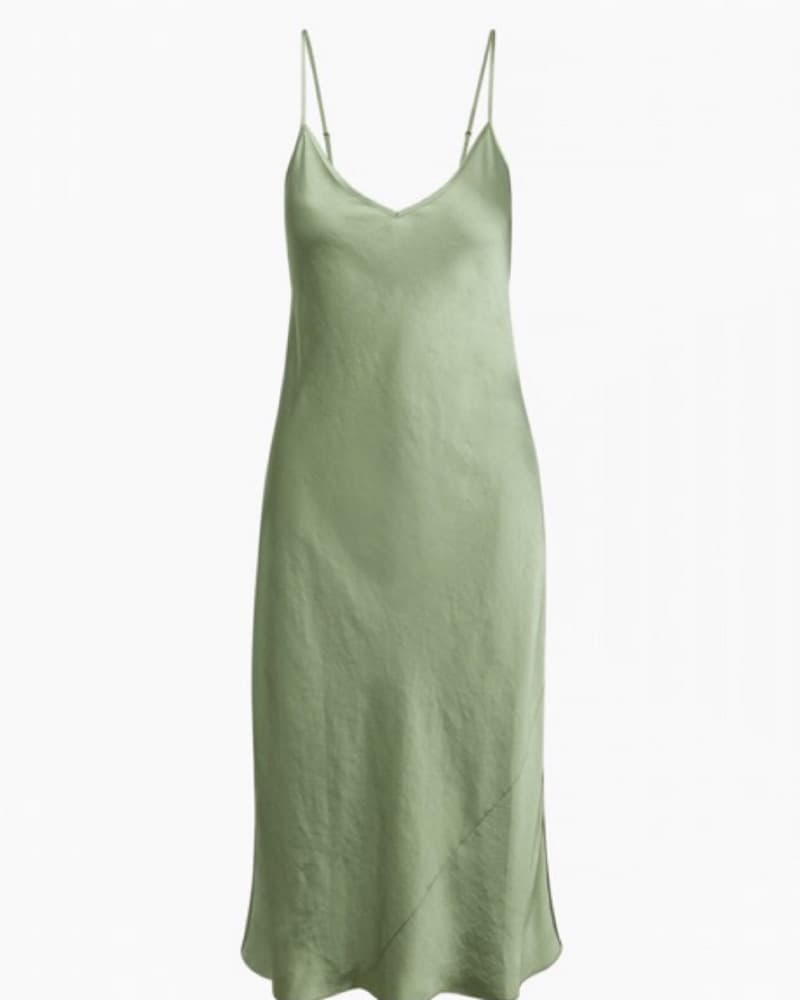 Aritzia Sage Green Slip Dress - Image 2
