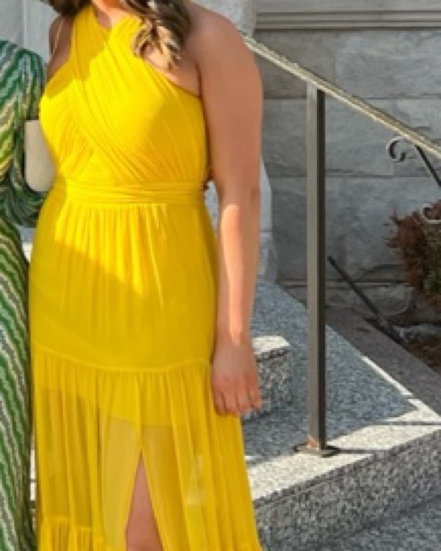Veronica Beard Yellow Long Dress - Image 5