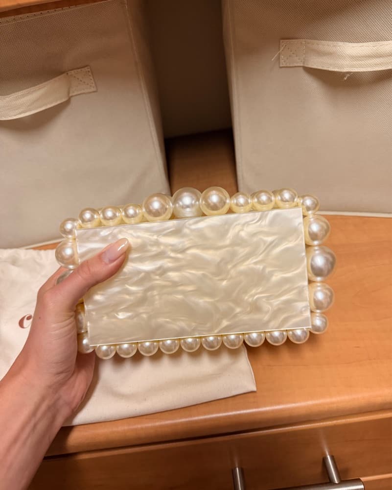 Cult Gaia Pearl Clutch  - Image 1