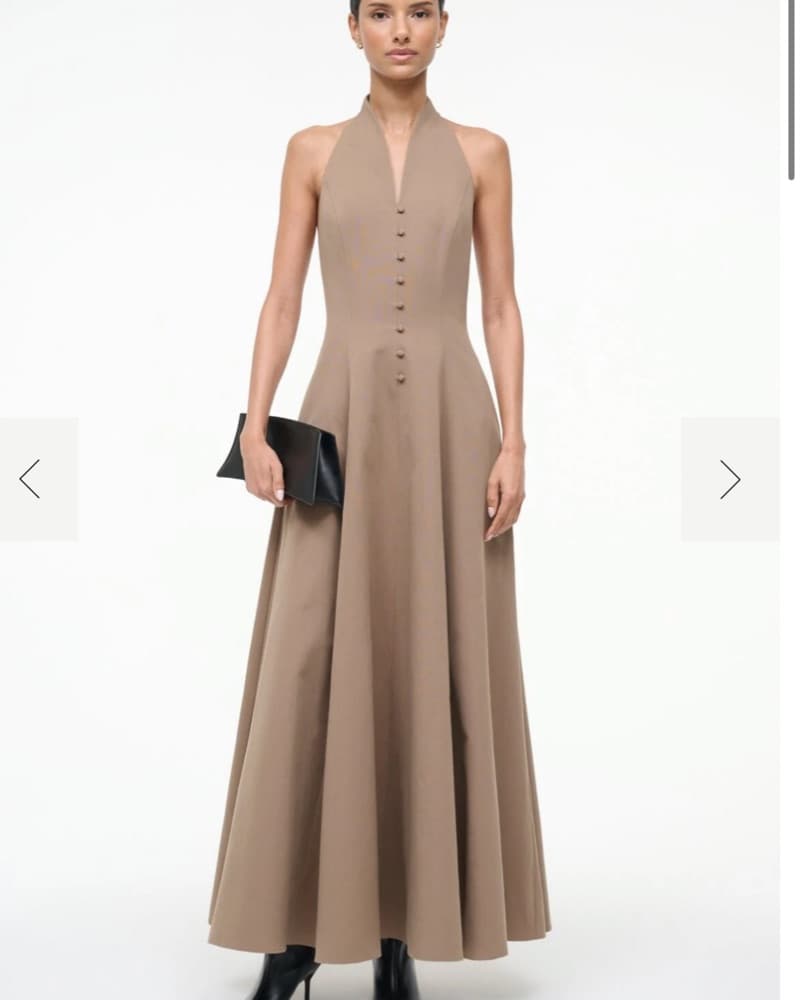 Elegant Halter Neck Maxi Dress - Image 4