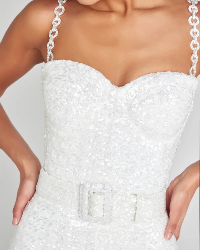 Nadine Merabi Lucinda Sequin Jumpsuit 4 - Image 3