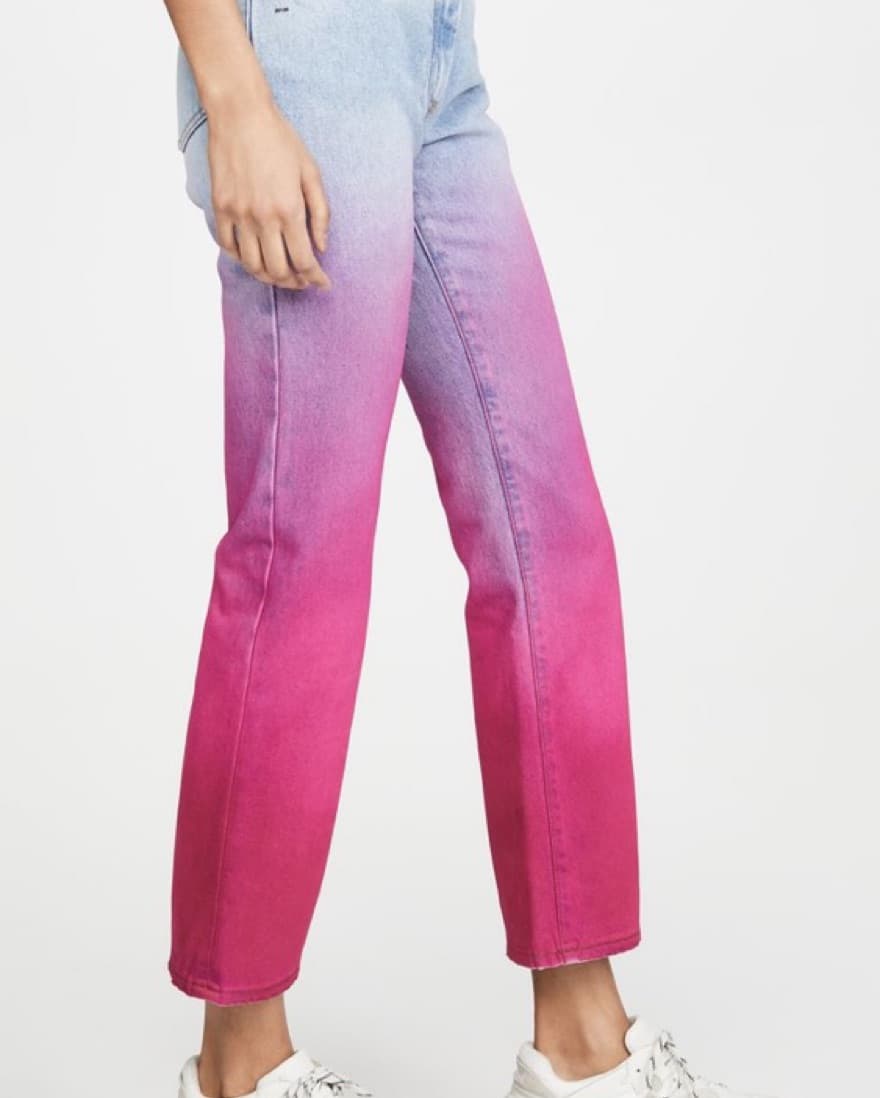 off white cropped jeans  - Image 2
