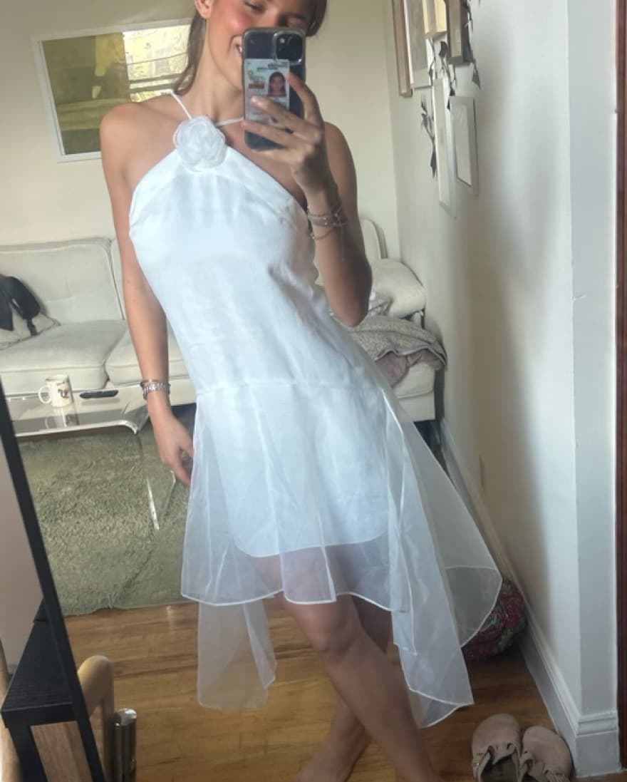 Amanda Uprichard Dress White  - Image 3