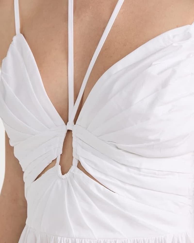Ulla Johnson white Midi dress - Image 3