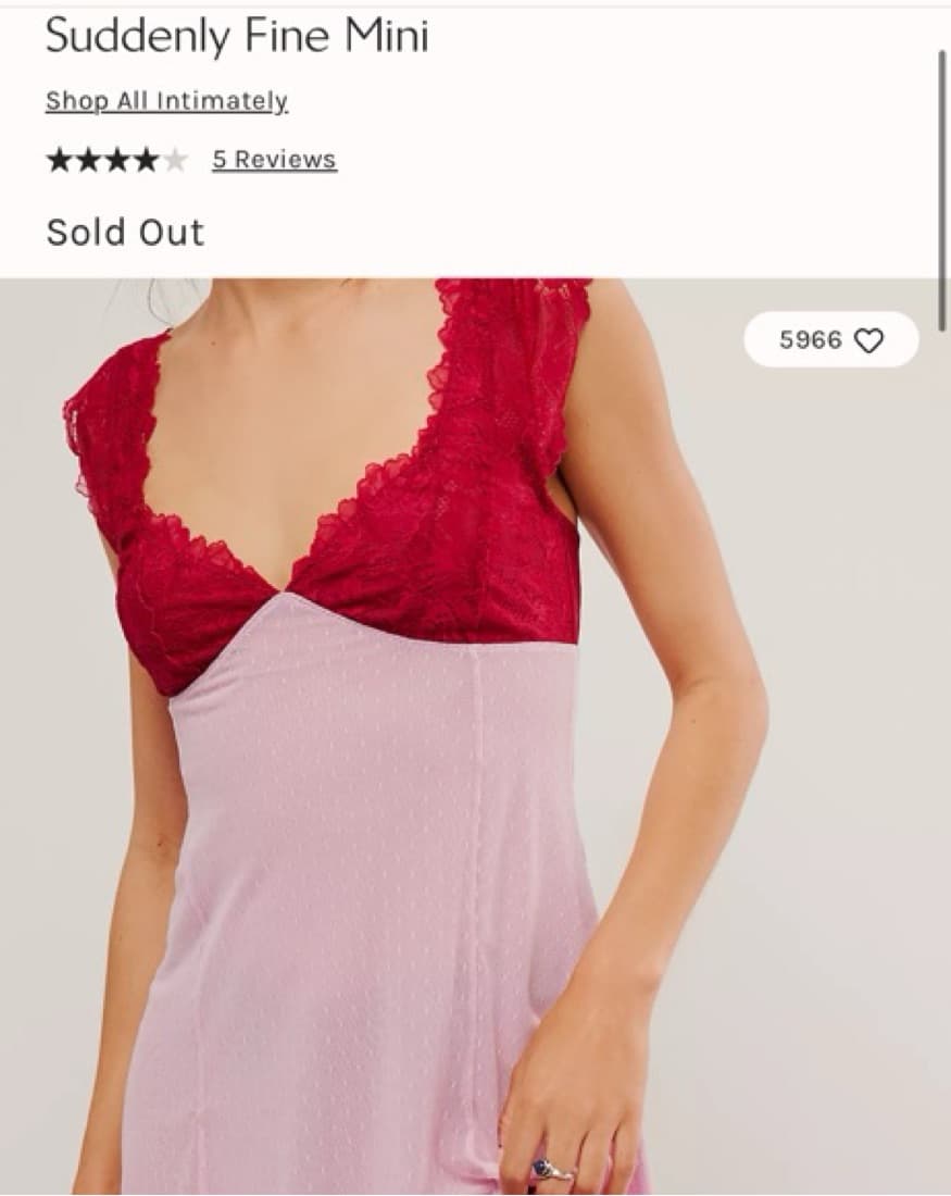 Free People Mini Dress - Image 1