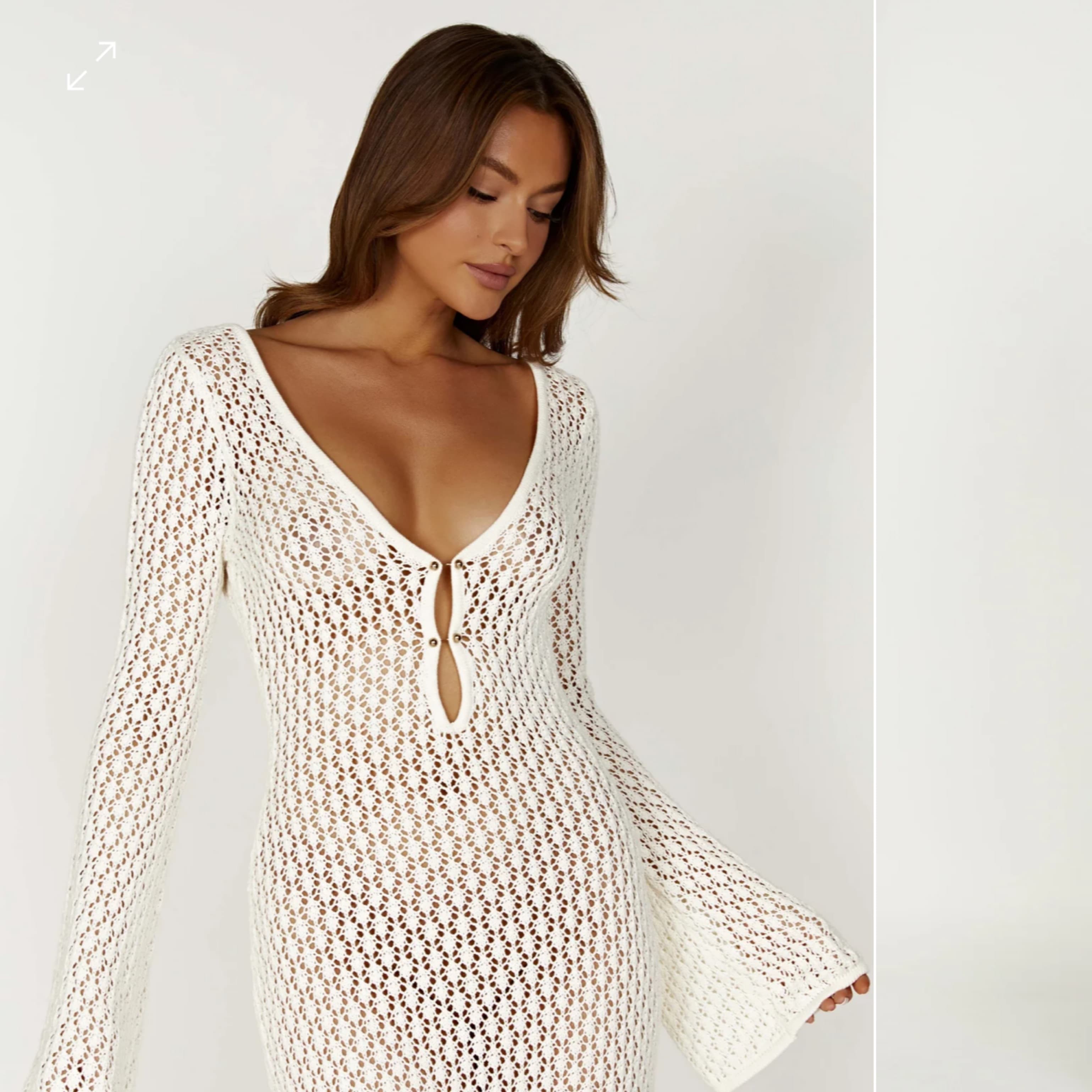 Meshki viral Kayleigh Crochet Dress - Image 2