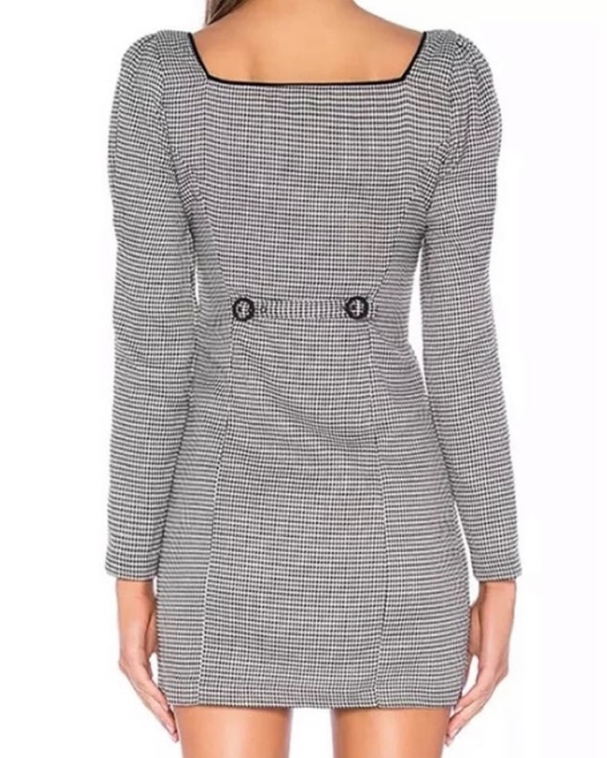 Revolve L’Academie Houndstooth Dress - Image 3