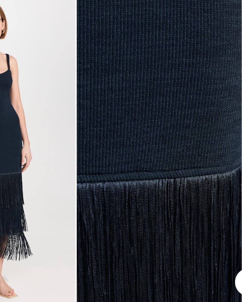 Saylor Eliette Fringe Midi Dress - Image 2