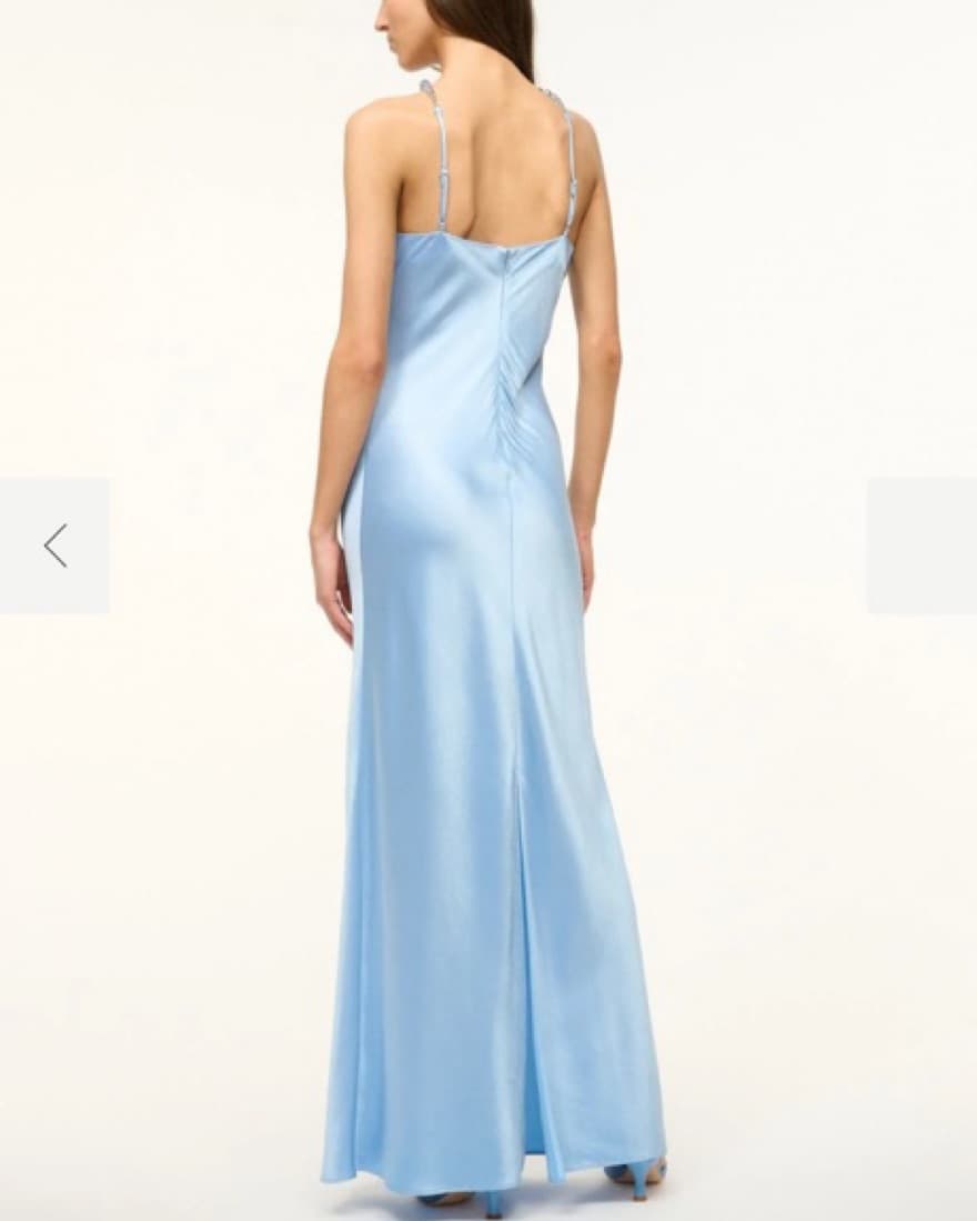 Staud Cadence Light Blue Dress - Image 5