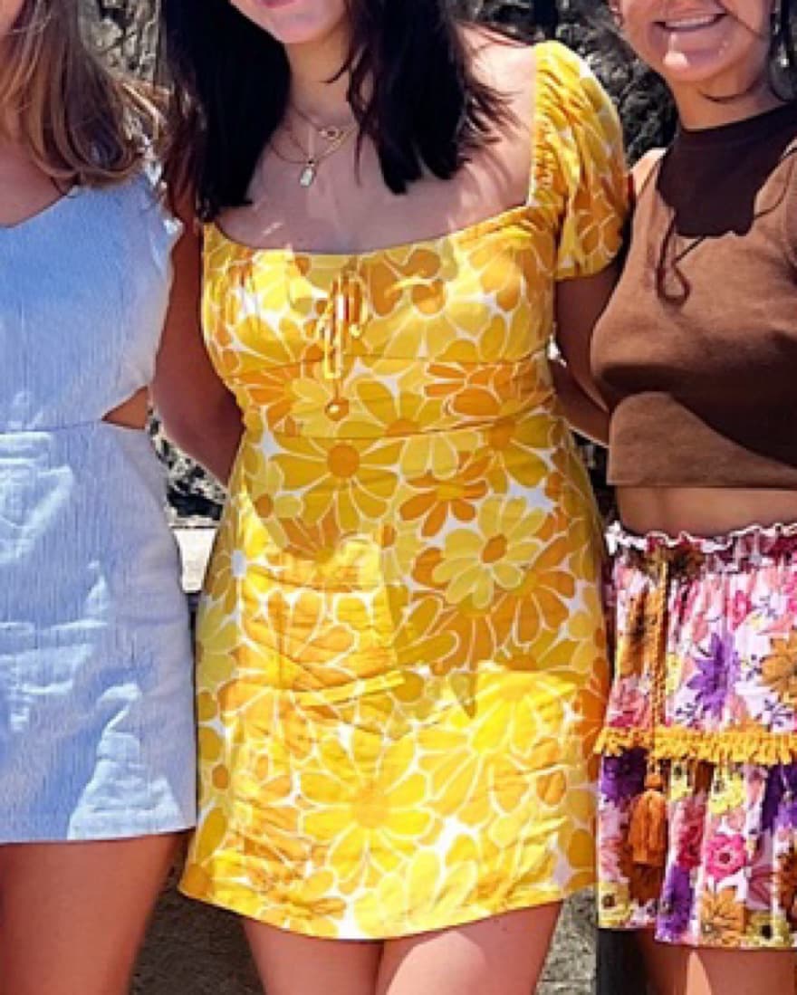 Faithful The brand Yellow Floral Dress - Image 2