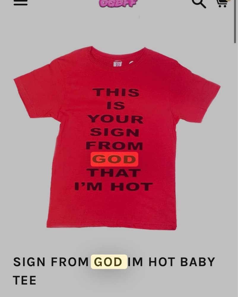 Sign From God Baby Tee - Image 2