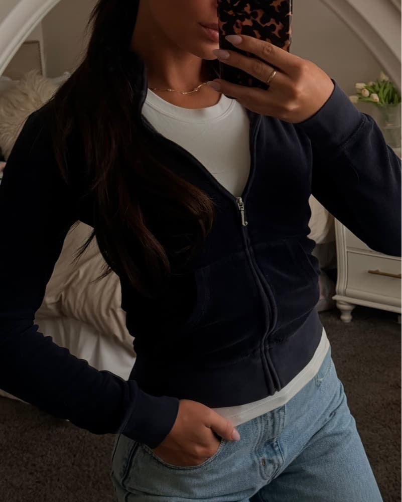 Juicy Couture Black Label Velour Jacket - Image 1