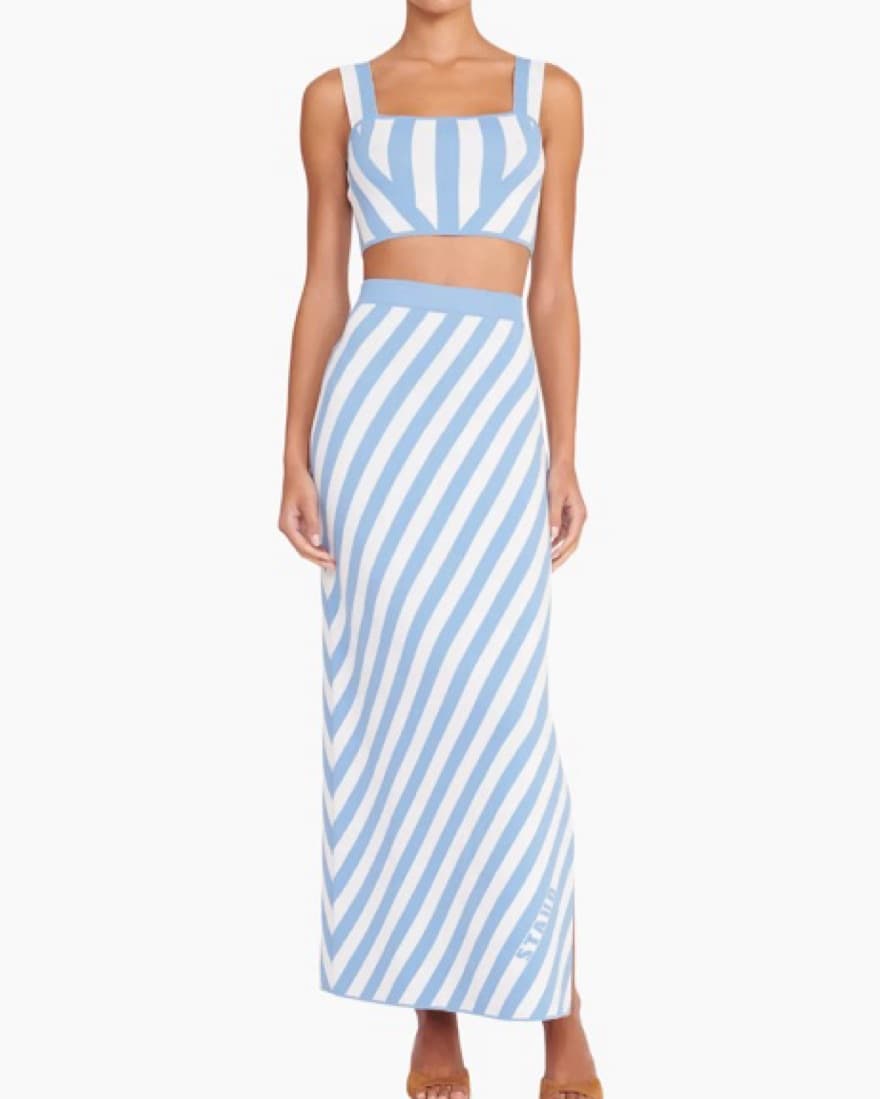 Staud Zola Crop Top and Giovanni Skirt - Image 3