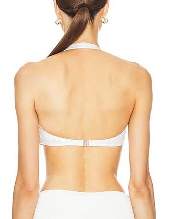 Norma Kamali Bill Bra In Pearl - Image 1