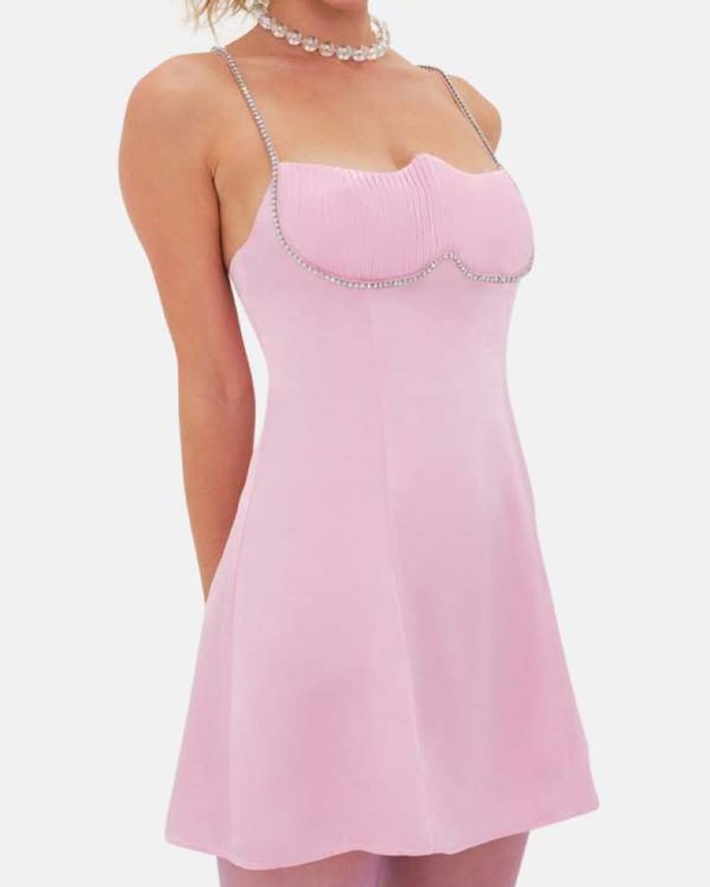 For Love And Lemons Pink Mini Dress - Image 1