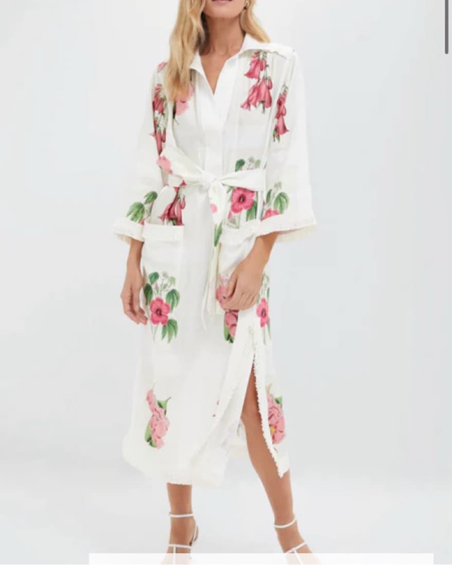 Oroton Multi Verandah Floral Long Tunic  - Image 1