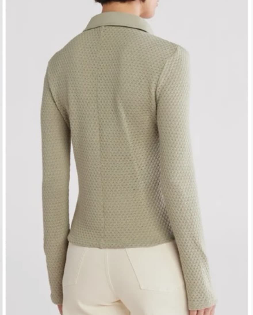 Rag & Bone Open Stitch Polo - Image 2