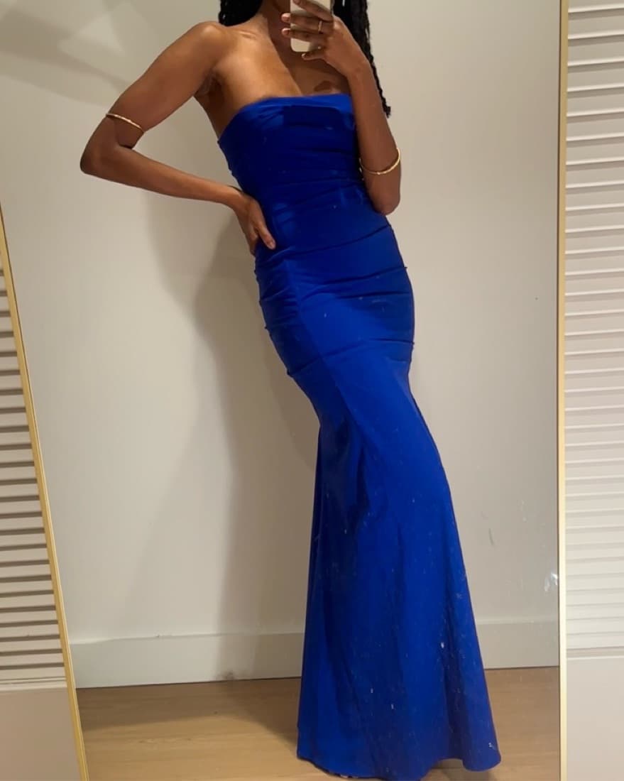 Nicole Miller Royal Blue Formal Dress  - Image 1