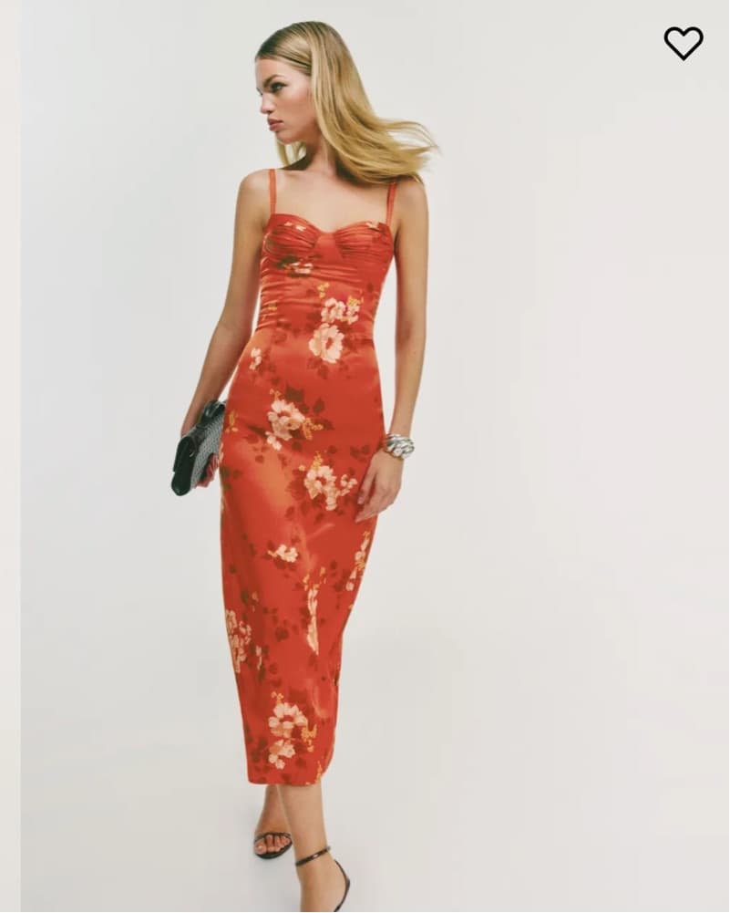 Reformation Stormi Satin Dress  - Image 4