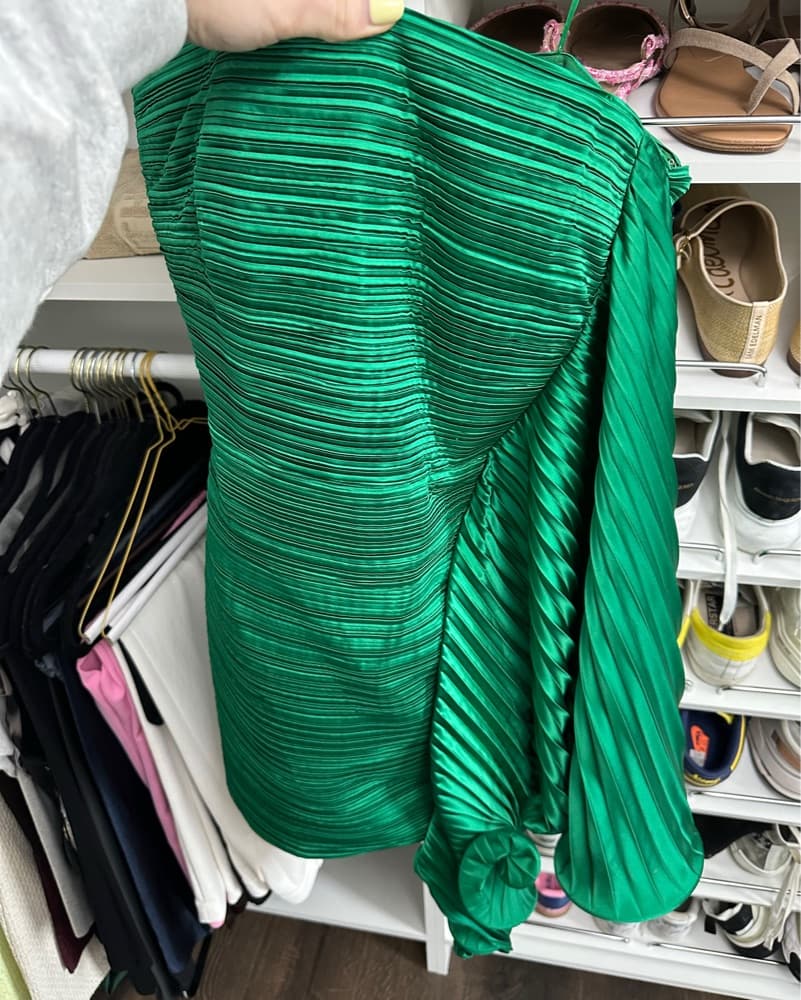 AMUR Kayleigh Dress Size 10 NWT in Leaf - Image 4