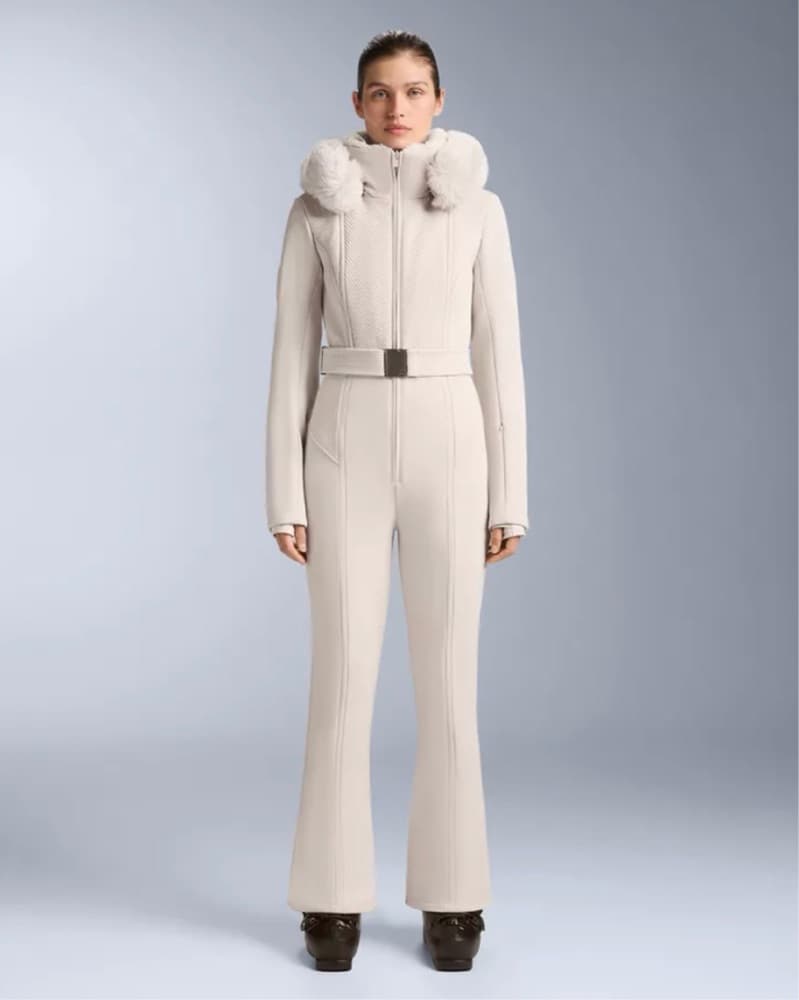 Oysho Mongolian Fur Ski Suit Set Small - Image 2