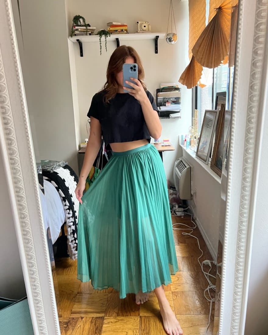 Free People Pleaded Maxi Skirt - Image 2