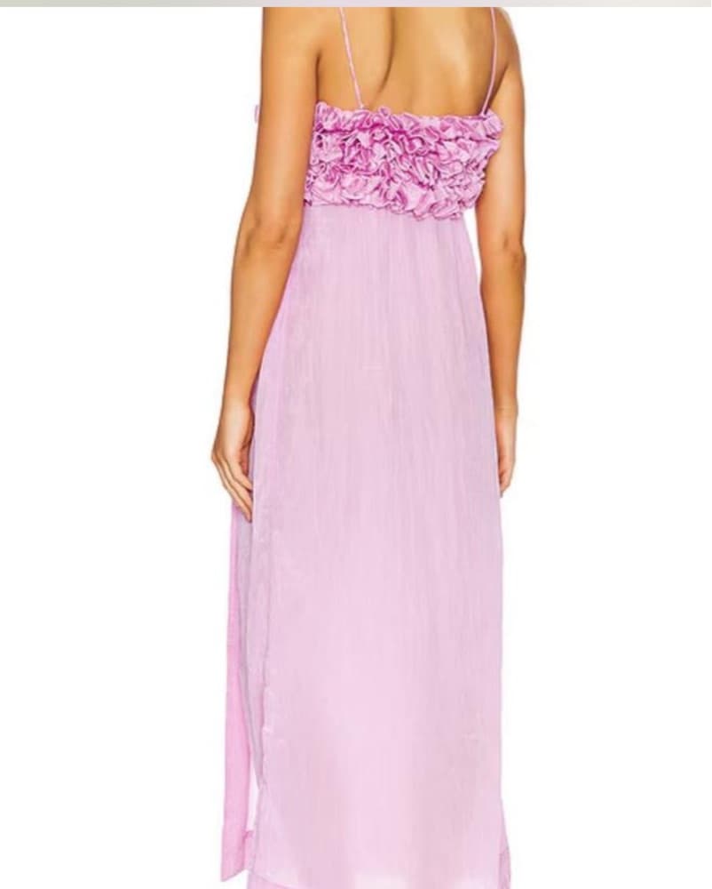 Ganni Shiny Strap Midi Dress - Image 4