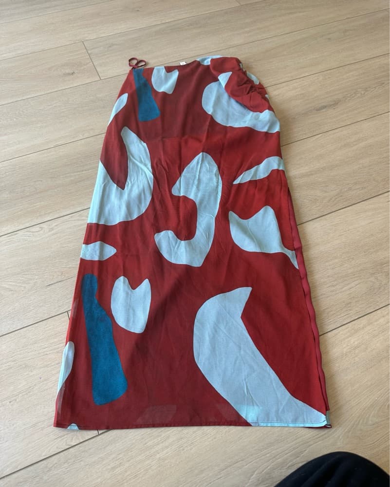 Sir The Label Red And Blue Maxi Skirt  - Image 3