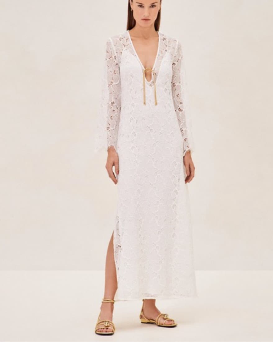 ALEXIS Long Sleeve Lace Dress Or Coverup - Image 1
