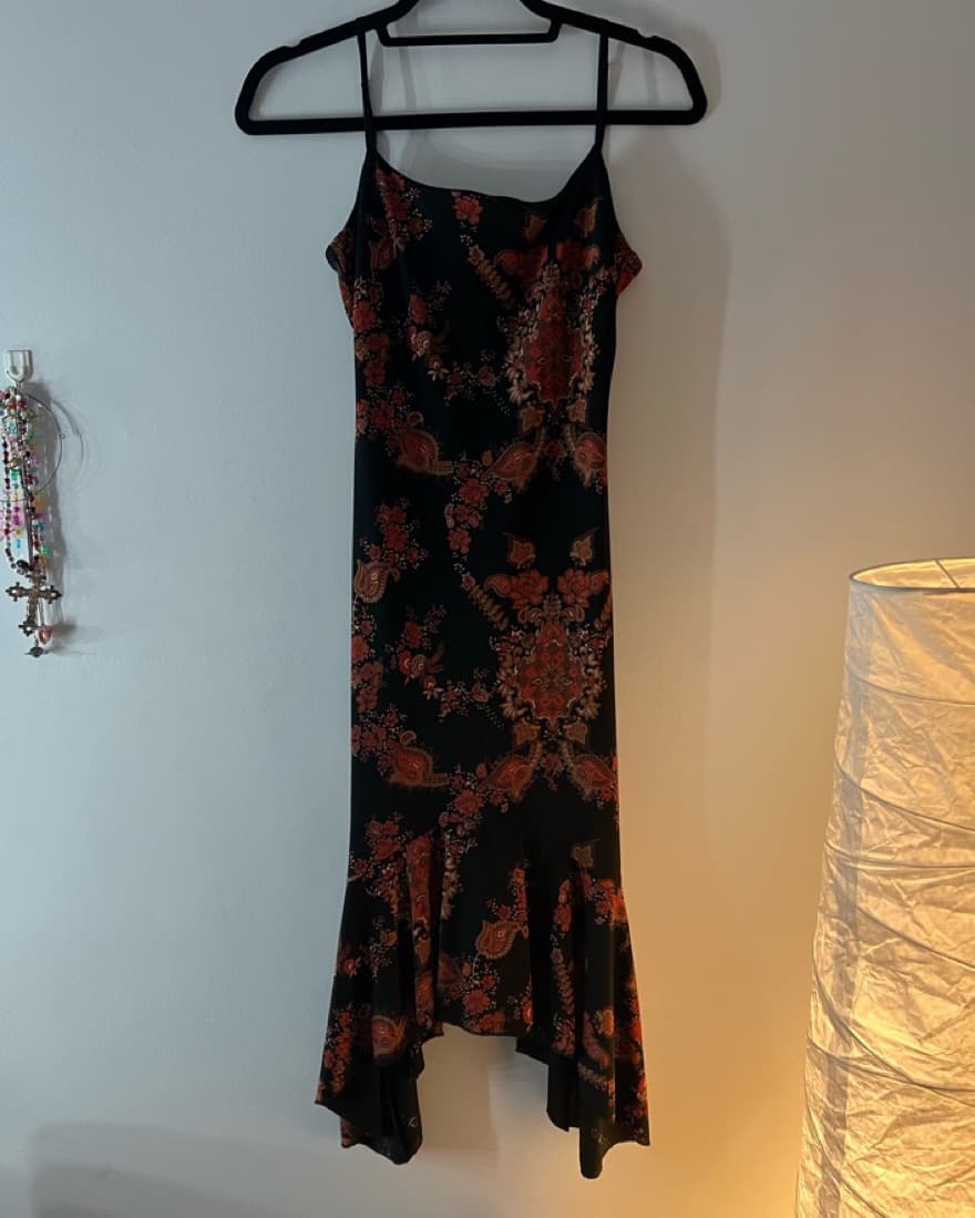 VINTAGE ASYMMETRICAL FRILLY DRESS - Image 3