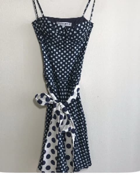 Vintage Frankie Morelle Polka Dot Dress - Image 1