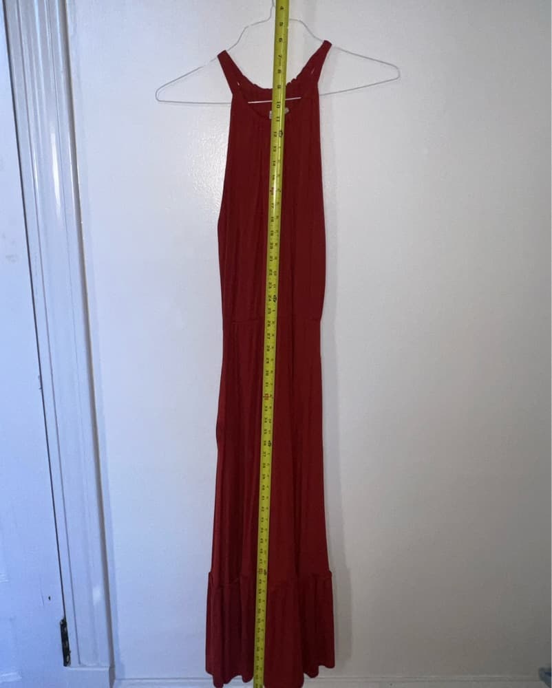 Elegant Red Maxi Dress - Image 5