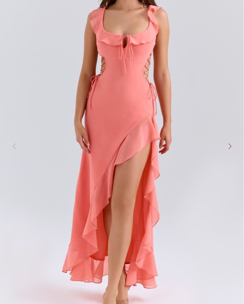 House of CB Coral Lace Side Dress - Image 1