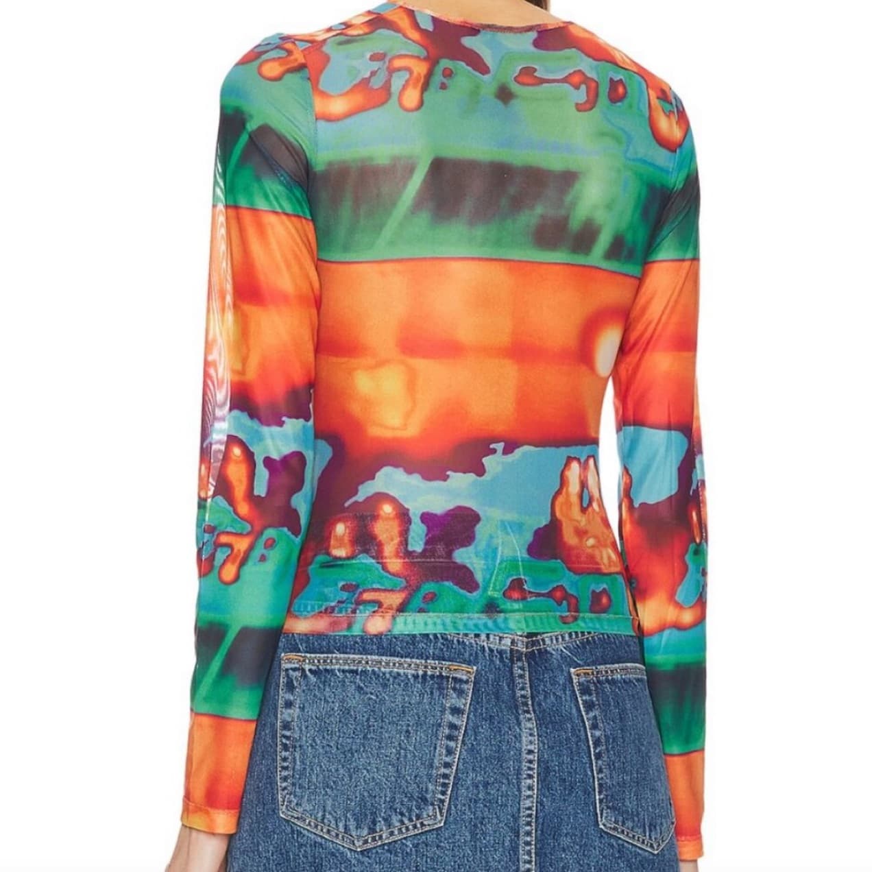 Miaou Long Sleeve Tee - Thermal - Image 2