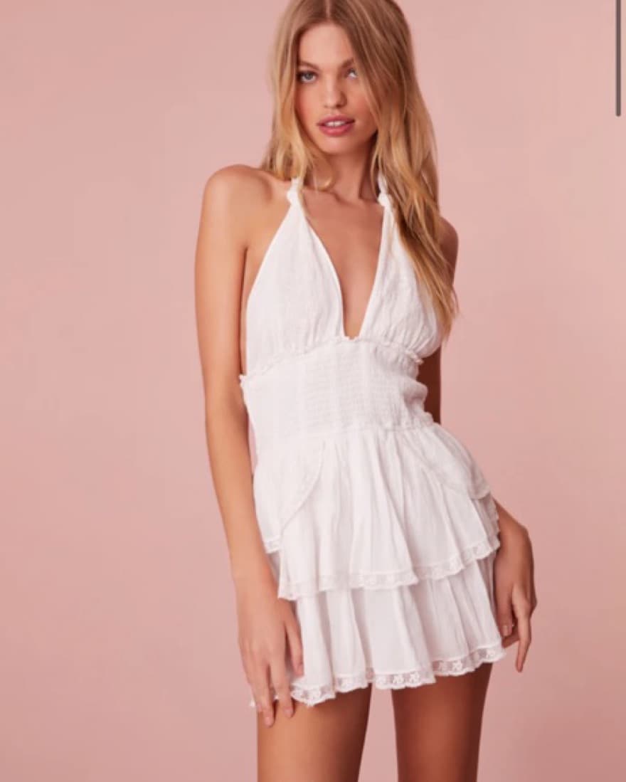 Love Shack Fancy Iconic Halter Dress - Image 1