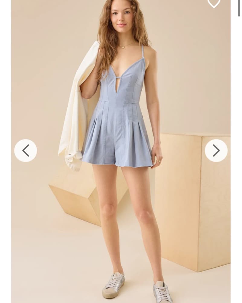 Miley Denim Romper  - Image 3
