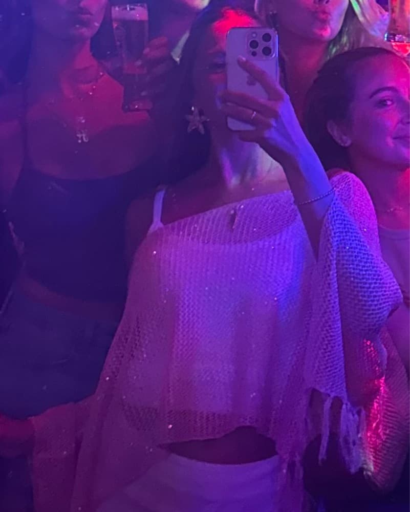 Pink sparkly Poncho  - Image 2