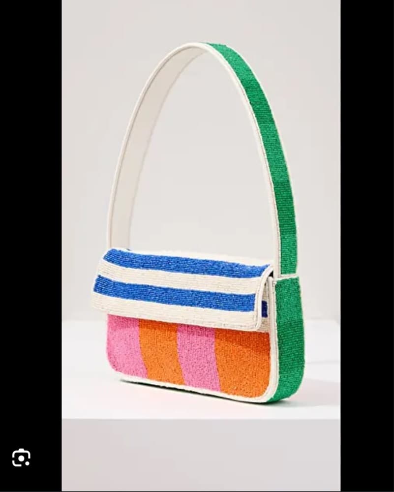 Staud Striped Tommy Bag - Image 1