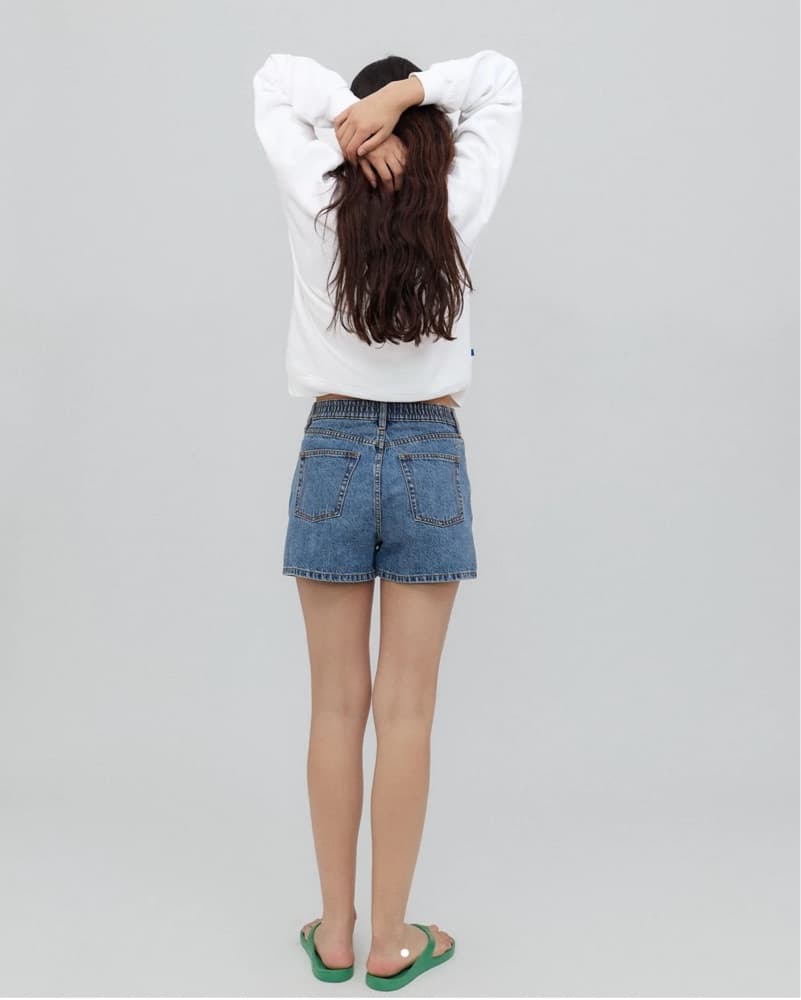 Still Here NYC Ames Denim Short  - Image 2