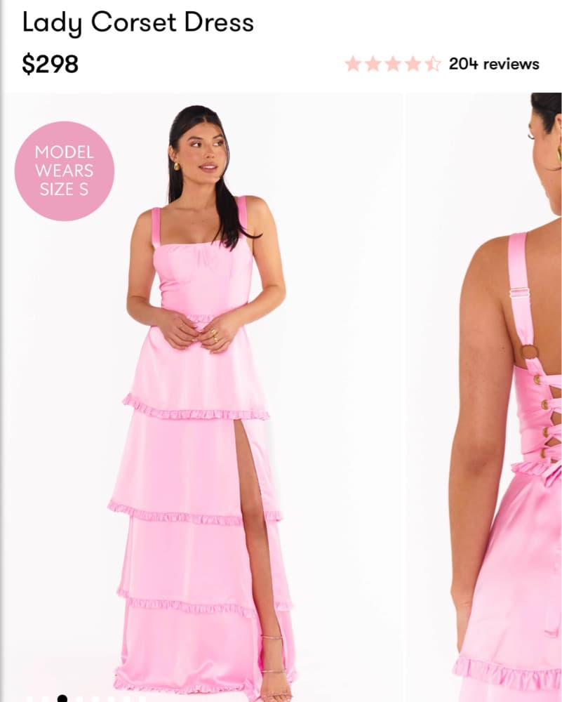 Show Me Your Mumu Ruffled Corset Dress - Image 1
