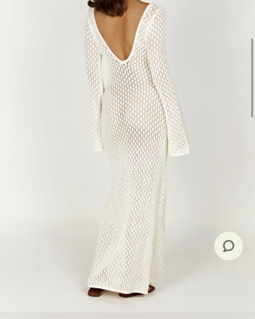 Kayleigh Crochet Fishtail Flare Sleeve - Image 2