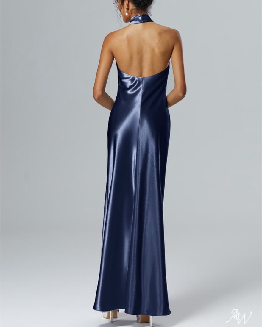 Navy Bridesmaid Dress - Image 3